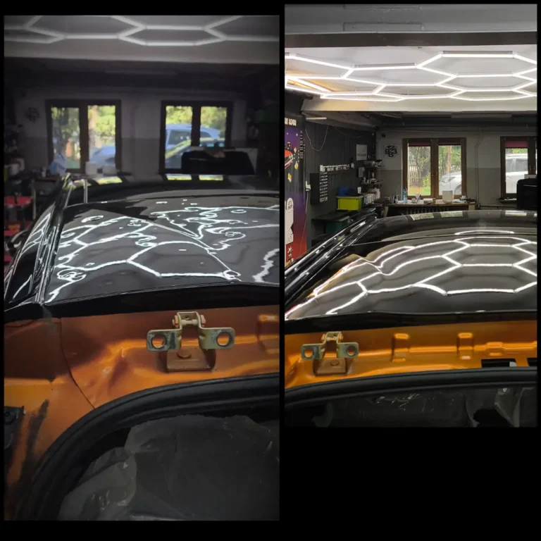 Usuwanie wgnieceń po gradobiciu