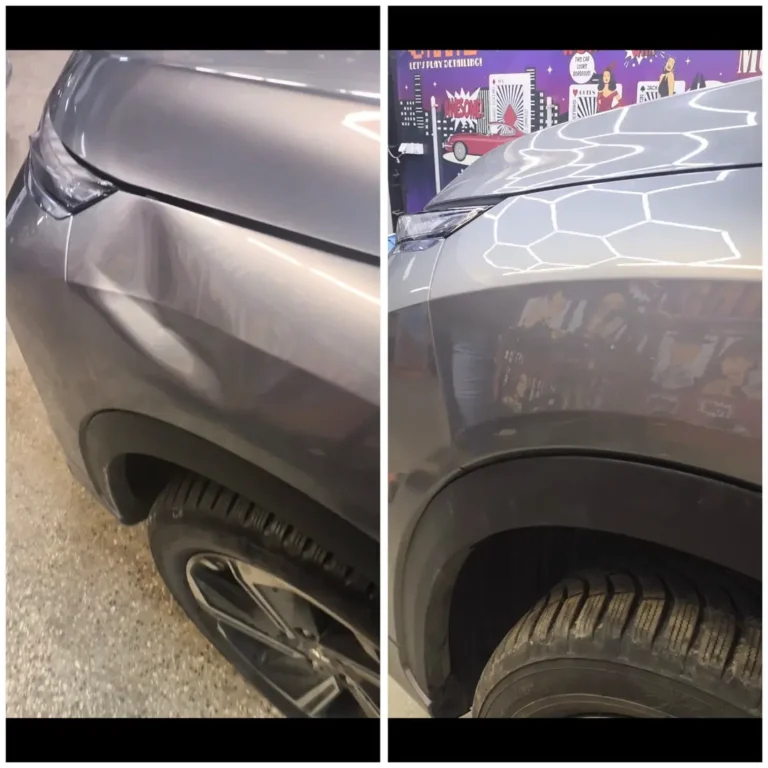 Usuwanie wgnieceń Rzeszów po stłuczce - kolizji